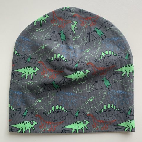 Gr baggy hue med dinosaurer - str. 2-4 r