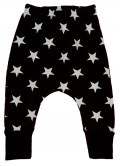 Sorte bukser med hvide stjerner